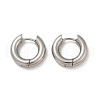 202 Stainless Steel Polishing Hoop Earrings EJEW-M106-02P-01-4
