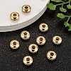 Brass Micro Pave Cubic Zirconia Beads ZIRC-F001-121G-7