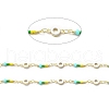 Handmade Glass Beaded Chains CHC-I045-02G-2