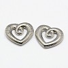 Tarnish Resistant 304 Stainless Steel Textured Pendants STAS-K002-32A-1