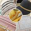 ARRICRAFT 2 Bundles 2 Colors Polyester Wavy Lace Ribbon OCOR-AR0001-70A-6