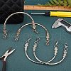 SUPERFINDINGS 4Pcs 2 Colors Iron Bag Handle FIND-FH0001-97-3