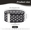 Cloth Elastic Adjustable Armbands Sleeve Bands with Iron Findings AJEW-WH0534-01-2