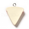 Opaque Resin Pendants RESI-G056-02F-2