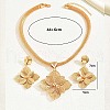 Filigree Flower Iron Wedding Jewelry Set for Women PP4432-1-4