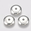 925 Sterling Silver Bead Caps STER-S002-31-7mm-1