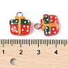 Christmas Theme Opaque Resin Pendants RESI-S08-01D-3