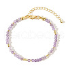 Bohemian Style Faceted Round Natural Amethyst Bead Bracelets Women's Fashion Jewelry LW5248-2-1