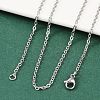 Non-Tarnish 304 Stainless Steel Necklace MAK-K004-09P-3