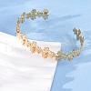 304 Stainless Steel Cuff Bangles BJEW-P355-02G-3