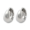 Brass Hoop Earrings EJEW-U055-21P-2