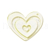 Transparent Plastic Pendants KY-P014-01G-2