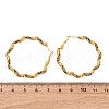304 Stainless Steel Hoop Earrings EJEW-S250-03G-5