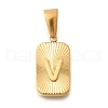 304 Stainless Steel Pendants STAS-S161-01V-G-1