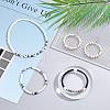 6 Colors Flat Round Handmade Polymer Clay Beads CLAY-PH0001-40B-02-2