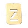 Ion Plating(IP) 304 Stainless Steel Pendants STAS-K216-49Z-G-1