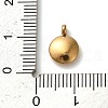 304 Stainless Steel Black Enamel Charms STAS-R009-01G-V-3