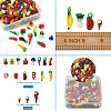 Handmade Lampwork Beads and Pendants LAMP-TA0002-03-38