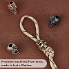 Olycraft 4Pcs 4 Colors Brass European Beads OPDL-OC0001-01A-4