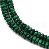 Synthetic Malachite Beads Strands G-B135-C04-01-4