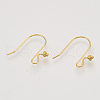 Brass Earring Hooks X-KK-N216-29-2