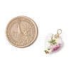 Handmade Printed Porcelain Pendants PALLOY-JF03972-2