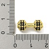 Brass Micro Pave Black Cubic Zirconia Beads KK-G493-34A-G01-3