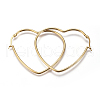 201 Stainless Steel Hoop Earrings EJEW-A052-12B-1