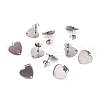 Non-Tarnish 304 Stainless Steel Stud Earring Findings STAS-I183-07B-07P-1