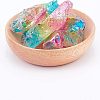  Electroplated Rough Raw Natural Quartz Beads G-NB0003-56-4