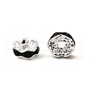Brass Rhinestone Spacer Beads RB-A014-L6mm-02S-3