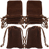 Beebeecraft Velvet Jewelry Drawstring Gift Bags ABAG-BBC0001-10A-03-1