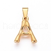 304 Stainless Steel Pendants X-STAS-F235-01G-A-1