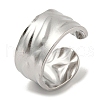 304 Stainless Steel Open Cuff Ring RJEW-C067-19P-1