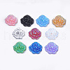 Resin Rhinestone Cabochons X-CRES-T012-02-1