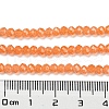 Baking Painted Transparent Glass Beads Strands DGLA-A034-J3mm-B03-5