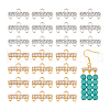   24Pcs 2 Colors Alloy Micro Pave Clear Cubic Zirconia Chandelier Component Links FIND-PH0021-03-7
