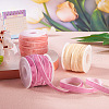 30 Yards 3 Colors Single Face Velvet Ribbon SRIB-TA0001-07-4