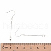925 Sterling Silver Earring Hooks Findings STER-I014-09S-2