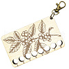  8-Position Wood Embroidery Thread Storage Trays TOOL-WH0056-025-1