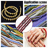 GOMAKERER 2 Strands Natural Garnet Beads Strands G-GO0001-67-7
