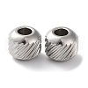 201 Stainless Steel Spacer Beads STAS-K259-14A-P-1