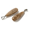 Natural Sunstone Pendants G-Q192-07P-07-3