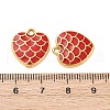 304 Stainless Steel Enamel Pendants STAS-B085-30G-3