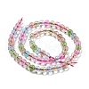 Crackle Glass Round Bead Strands CCG-C001-01A-01-3