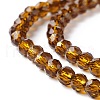 Transparent Glass Beads Strands X-GLAA-C019-01B-07-3