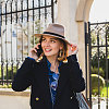 CHGCRAFT 4Pcs 4 Styles Imitation Leather Straw Hat Belt FIND-CA0009-12-5