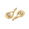 304 Stainless Steel Pendants STAS-R005-08G-05-2