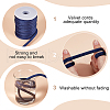 Olycraft Velvet Cord with Spools DIY-OC0009-07-4