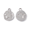 304 Stainless Steel Pendants STAS-K242-08P-1